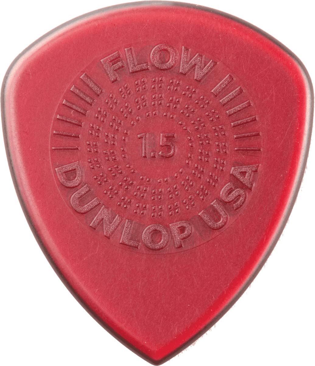Jim Dunlop Flow Standard Grip�1.5Mm Guitar Picks (549R1.5)